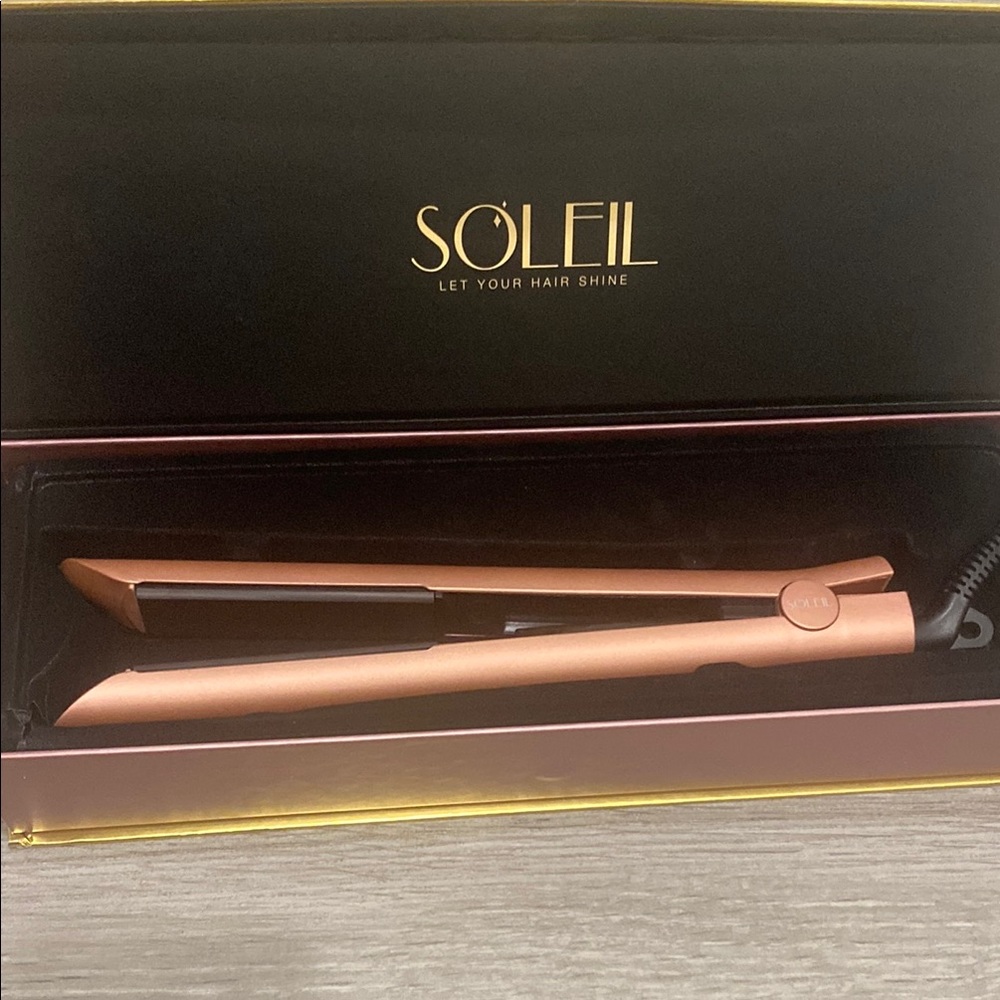 Soleil Rose Gold Hair Straightener